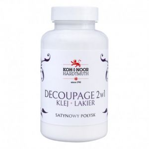 Klej i lakier do decoupage Koh-i-Noor 2w1 Satynowy, 200ml